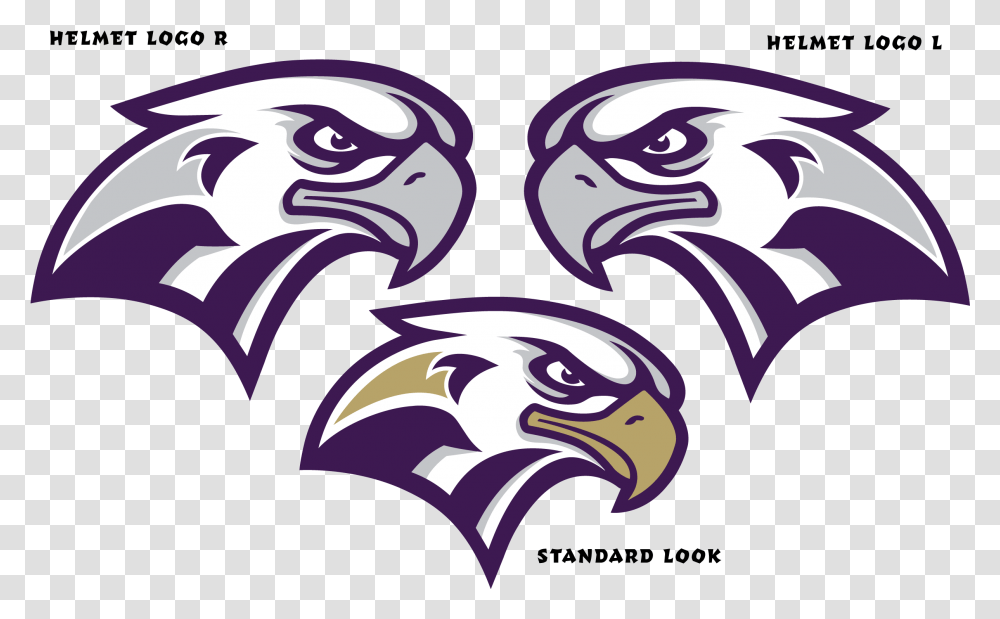 American Football Logo Design Eagle, Purple, Pattern Transparent Png