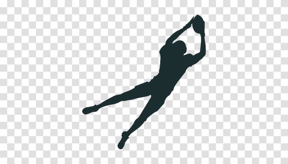 American Football Player Catch Silhouette, Person, Human, Dance, Dance Pose Transparent Png