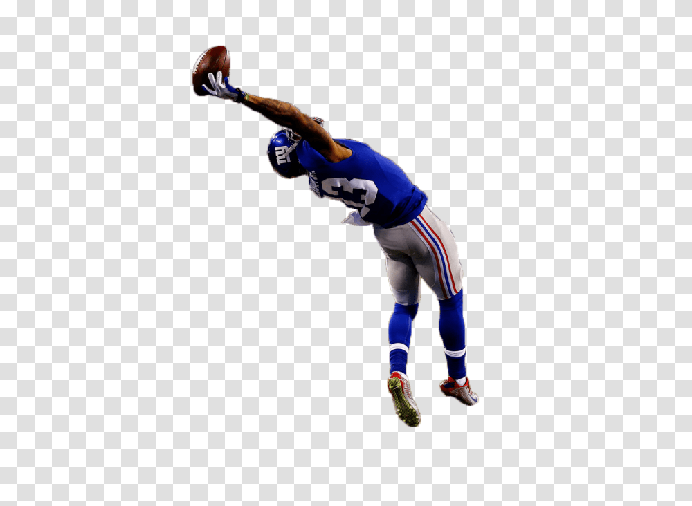 American Football Player Catching A Ball, Apparel, Person, Human Transparent Png