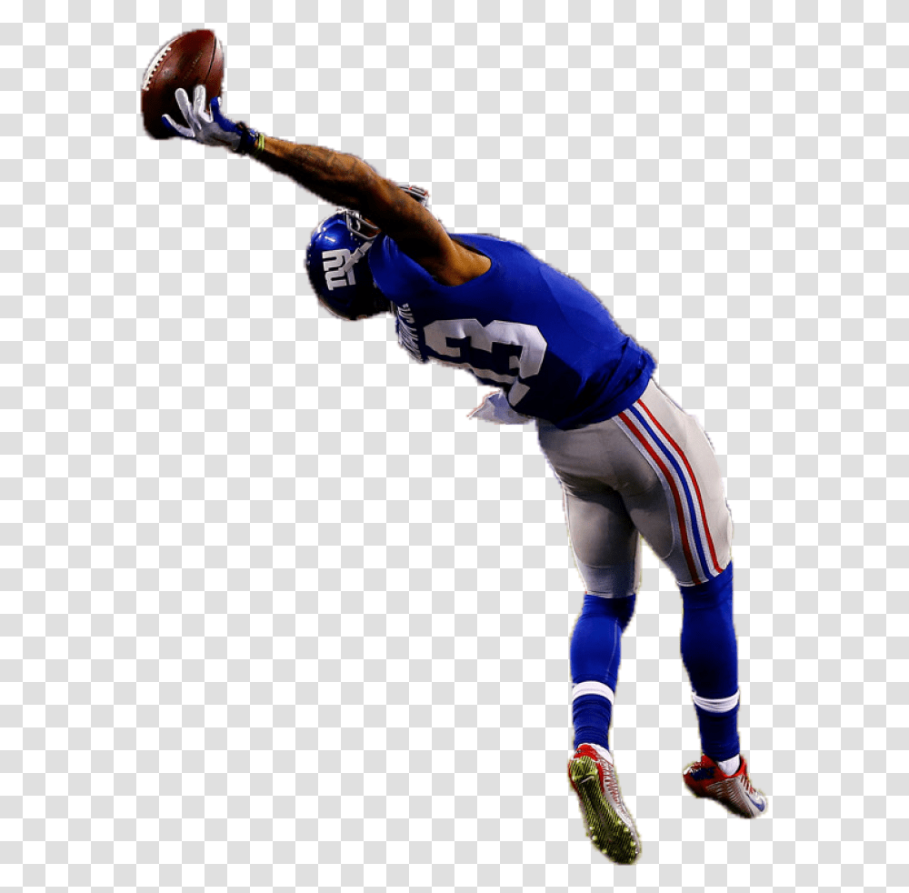 American Football Player Catching A Ball Image Football Player Catching Ball, Person, Human, Apparel Transparent Png
