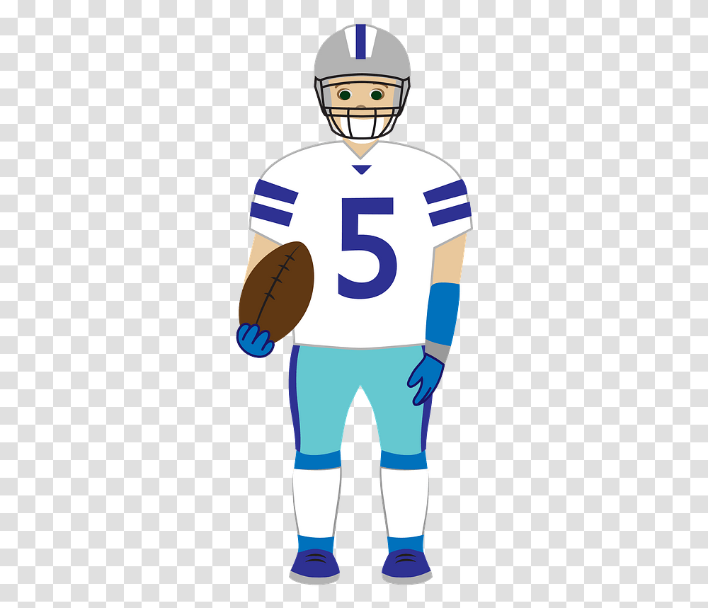 American Football Player Clipart Americna Football Player Clipart, Number, Symbol, Text, Helmet Transparent Png