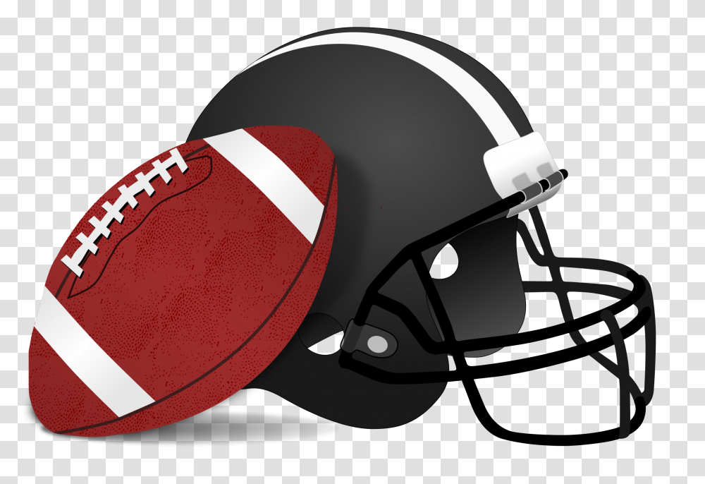 American Football Player Clipart Football And Helmet Clipart, Clothing, Apparel, Team Sport, Sports Transparent Png