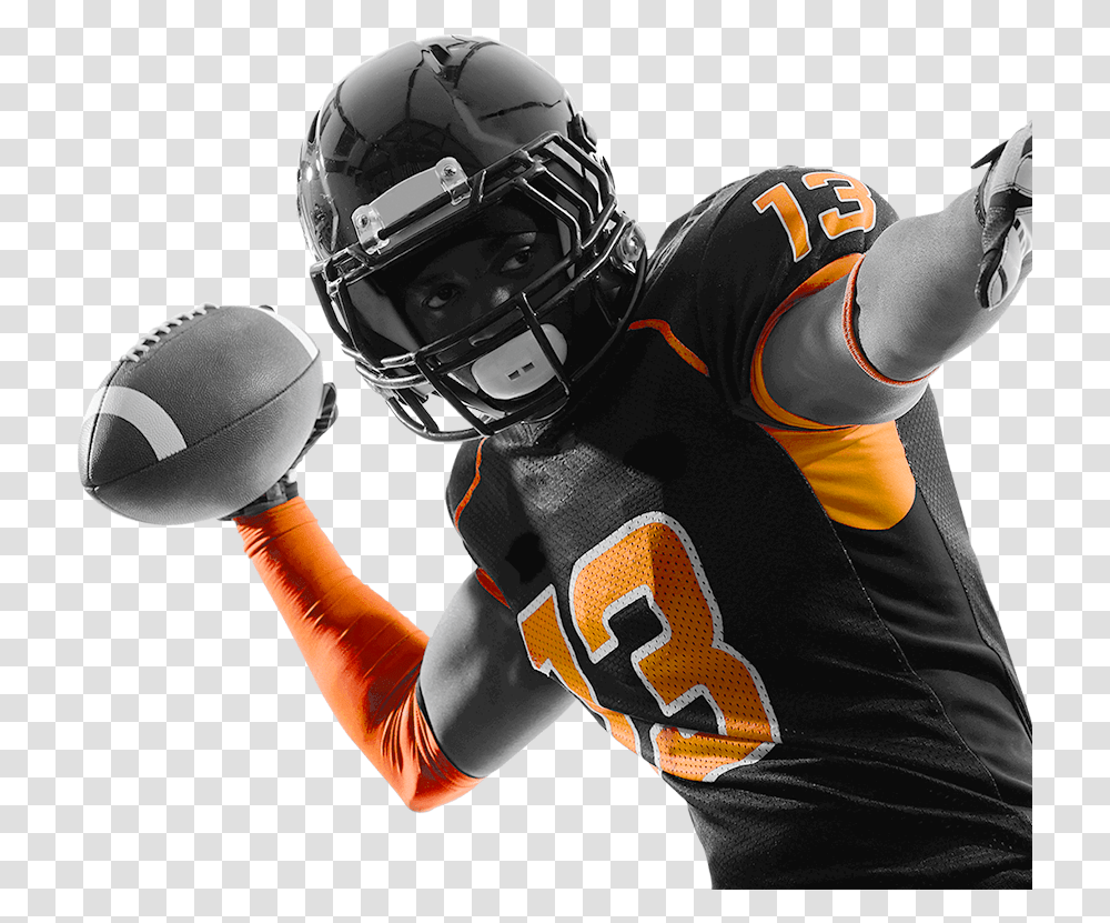 American Football Player Football Player Stock, Helmet, Clothing, Apparel, Person Transparent Png