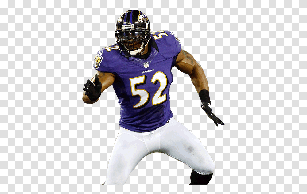 American Football Player Nfl Ravens Player, Clothing, Apparel, Helmet, Person Transparent Png