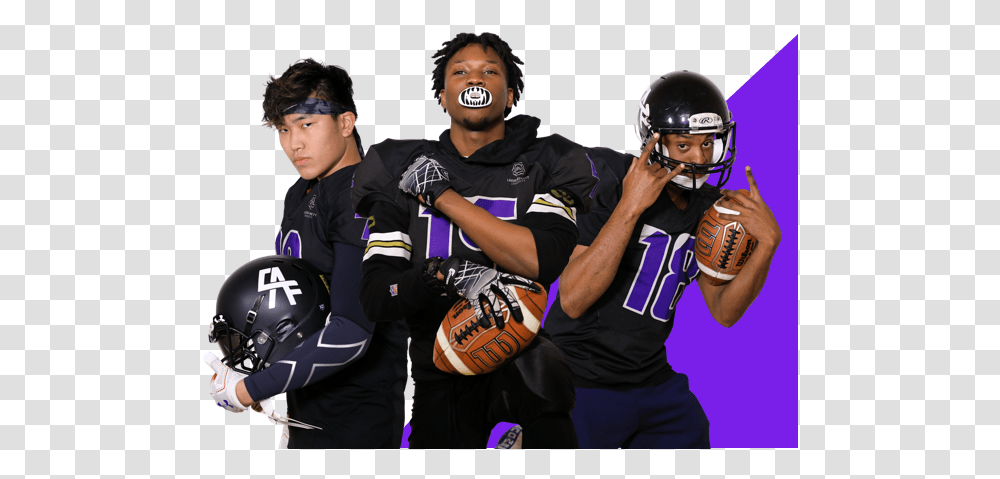 American Football Team, Helmet, Clothing, Person, People Transparent Png