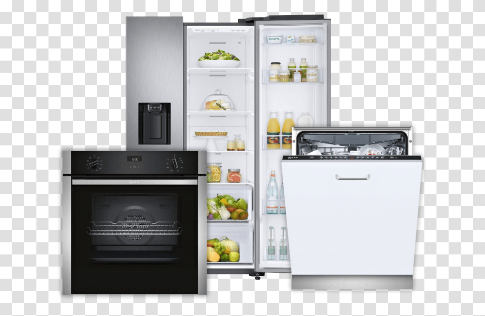 American Fridge Freezers, Appliance, Refrigerator, Dishwasher Transparent Png