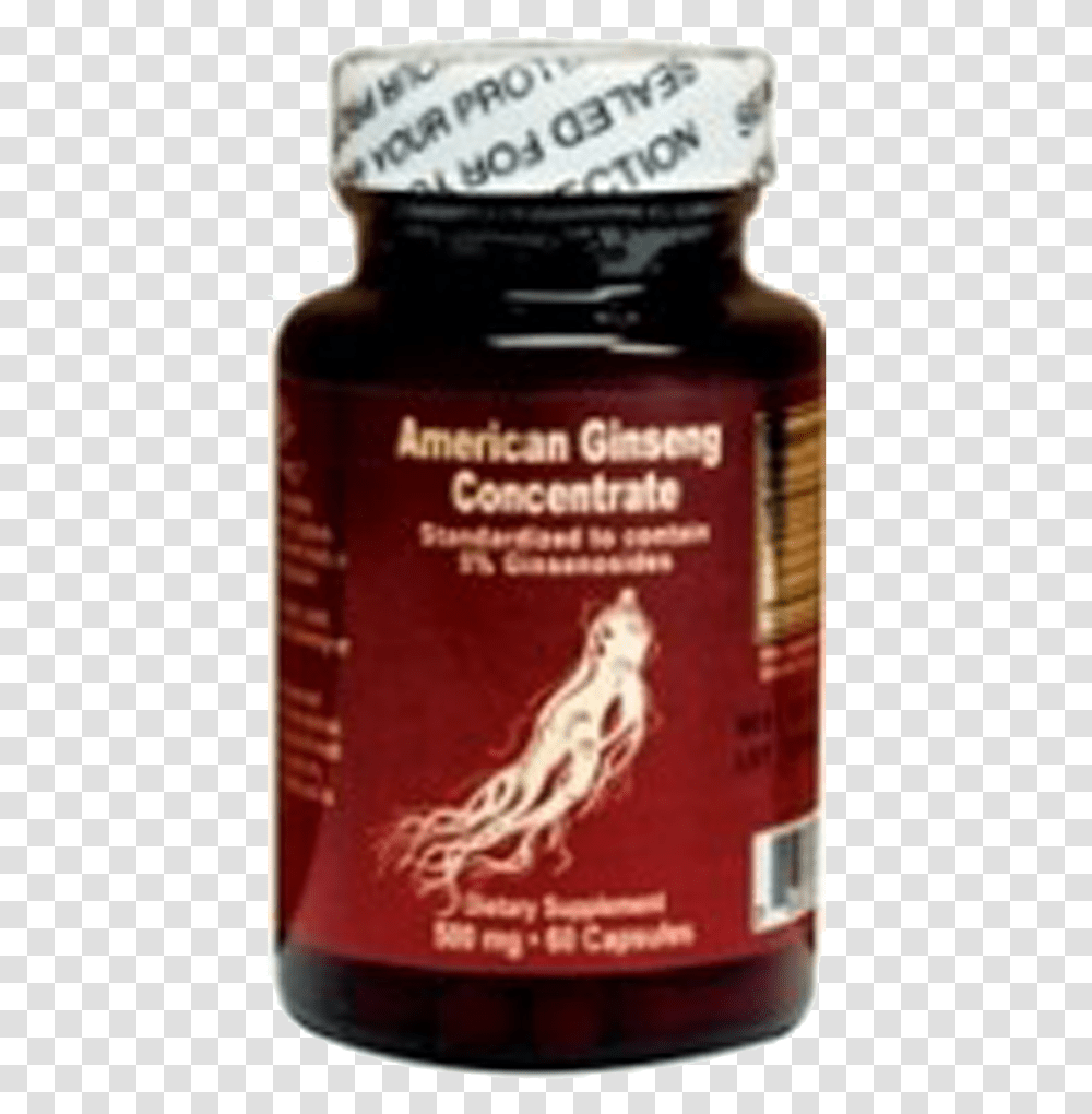 American Ginseng Energy And Antioxidant Stallion, Bottle, Plant, Medication, Cosmetics Transparent Png