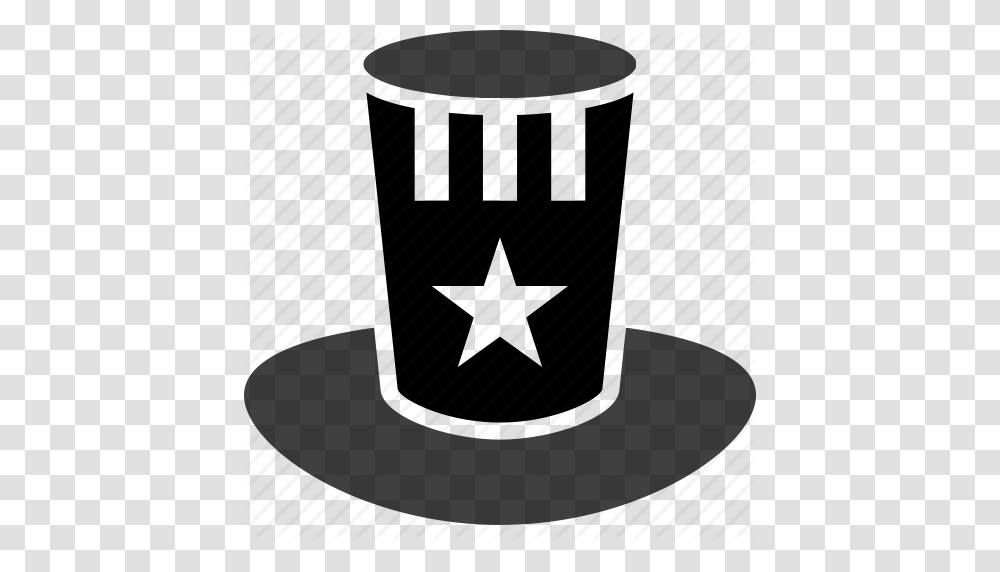 American Hat Head Patriotic U S A Icon, Apparel, Cowboy Hat, Piano Transparent Png
