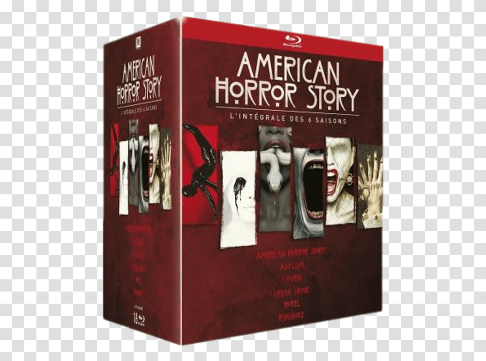 American Horror Story Box Set 1 6 Download American Horror Story Season 1 To 6 Box Set, Furniture, Advertisement, Poster, Novel Transparent Png