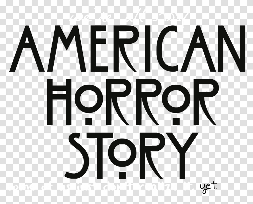 American Horror Story Logo American Horror American Horror Story, Number, Alphabet Transparent Png