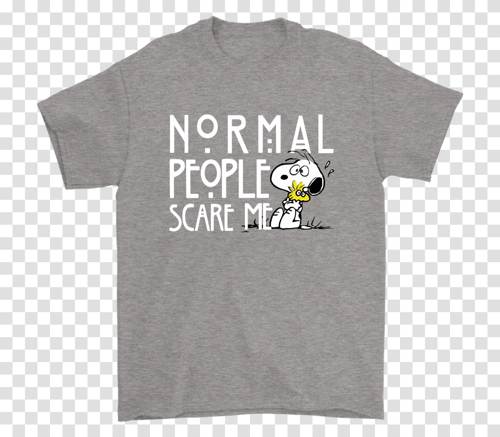 American Horror Story Normal People Scare Me Snoopy Active Shirt, Apparel, T-Shirt Transparent Png