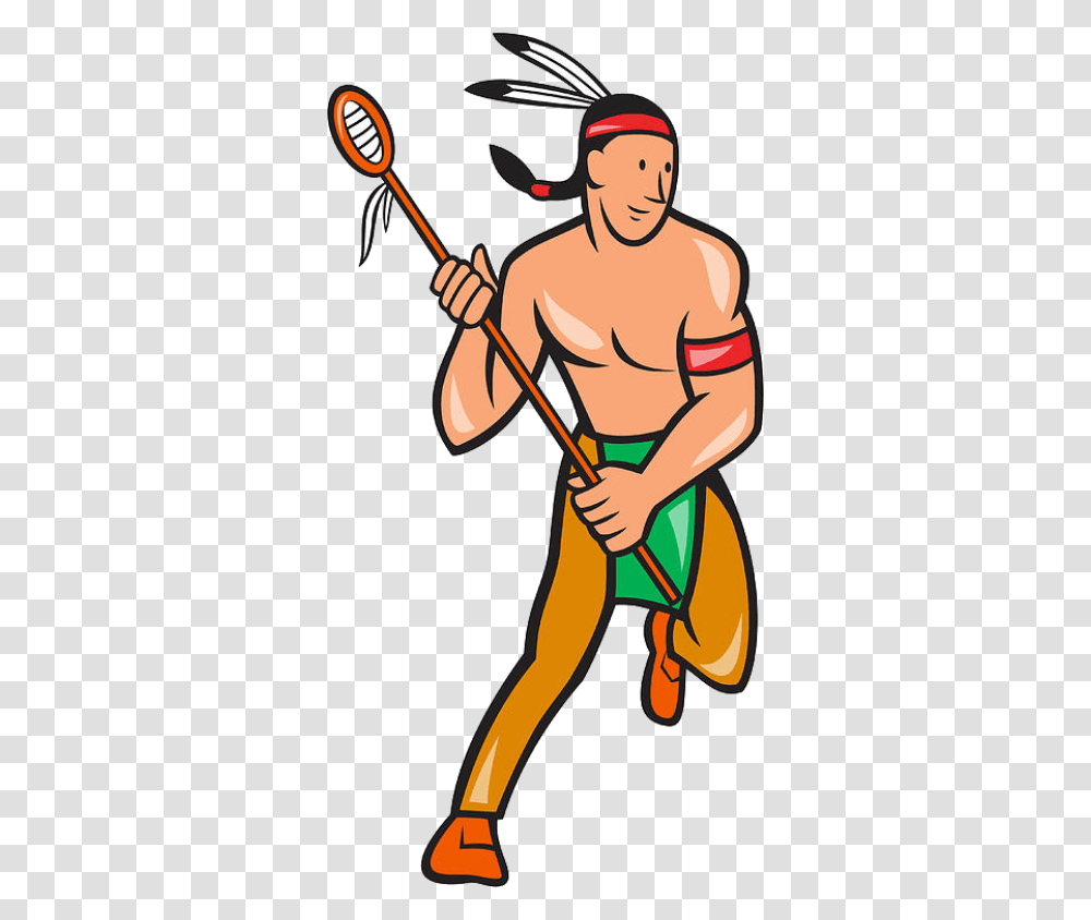 American Indian Download Image With Native American Lacrosse Clipart, Arrow, Emblem, Person Transparent Png