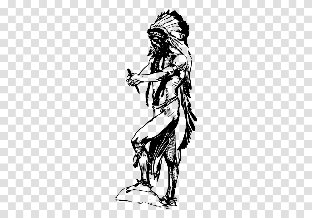 American Indian, Person, Hand, Stencil, Arrow Transparent Png