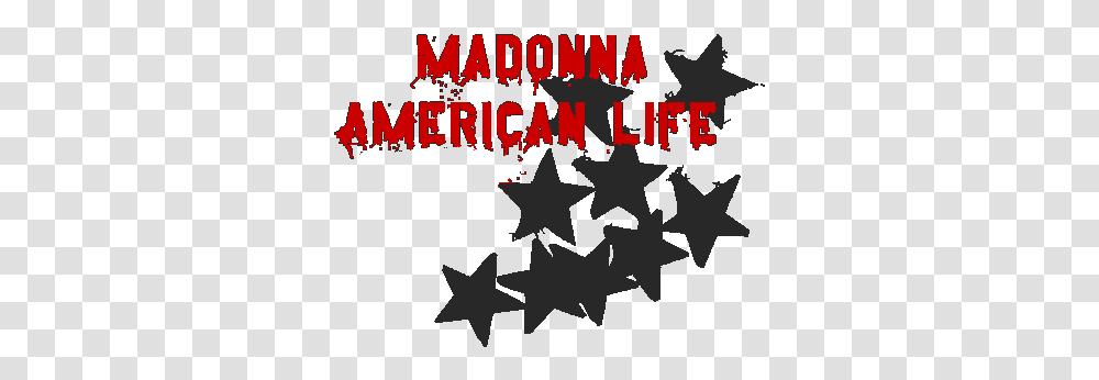 American Life Madonna American Life Logo, Poster, Advertisement, Symbol, Star Symbol Transparent Png