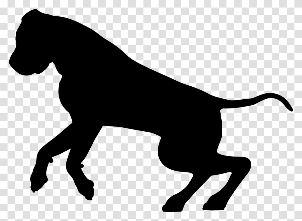 American Mastiff Mastiff Dog Free Picture Mastiff Dog Silhouette, Gray, World Of Warcraft Transparent Png
