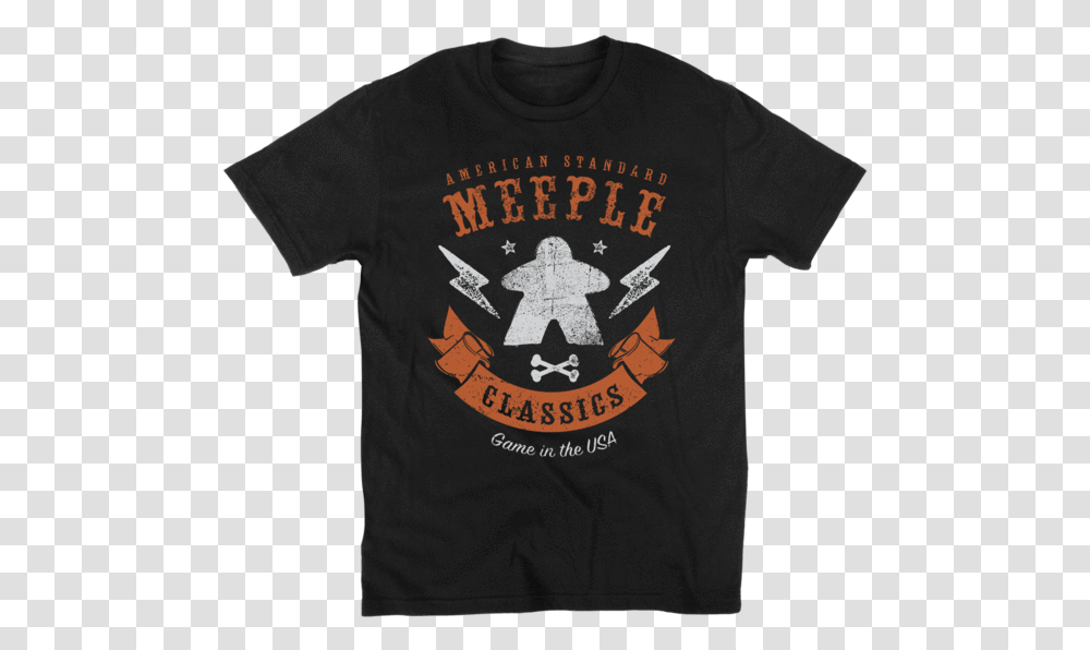 American Meeple Classics Irishman T Shirt, Apparel, T-Shirt, Sleeve Transparent Png
