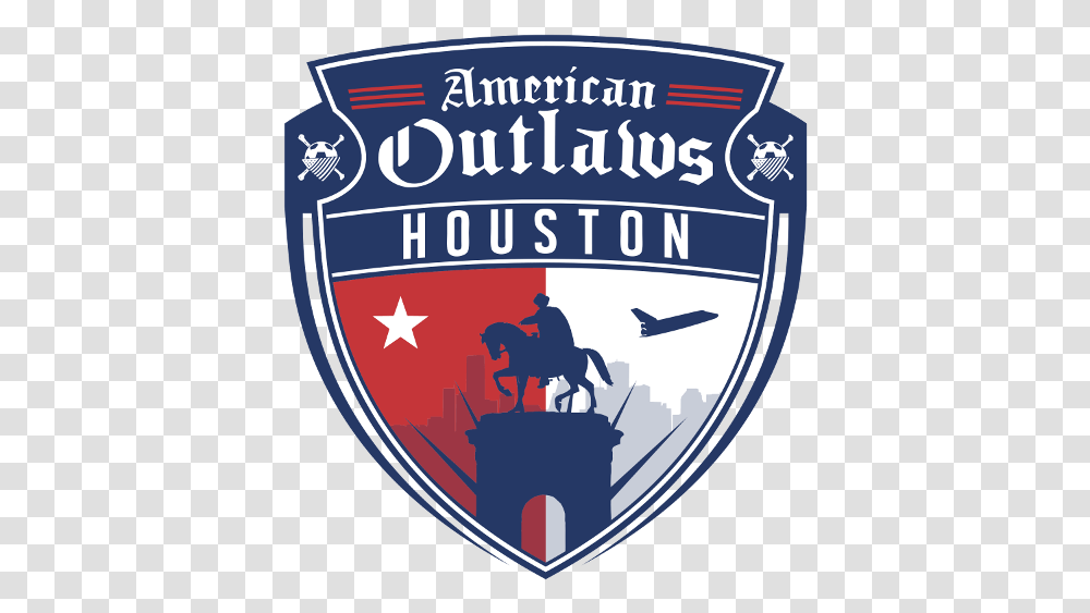 American Outlaws Houston Chapter Inc Soccer Scarf, Armor, Logo, Symbol, Trademark Transparent Png