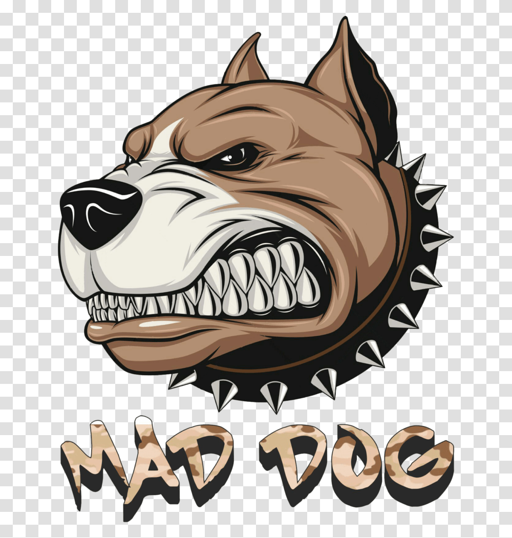 American Pit Bull Terrier Bulldog Puppy Gangster Dog Cartoon, Teeth, Mouth, Lip, Animal Transparent Png