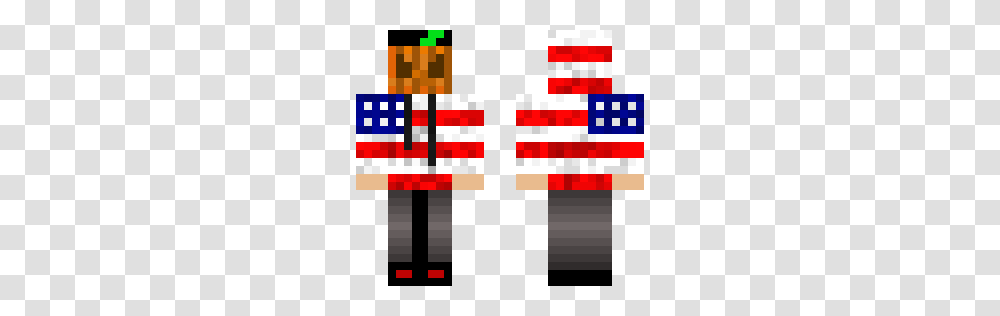 American Pumpkin Yeet Minecraft Skin, Lighting, Flag, American Flag Transparent Png