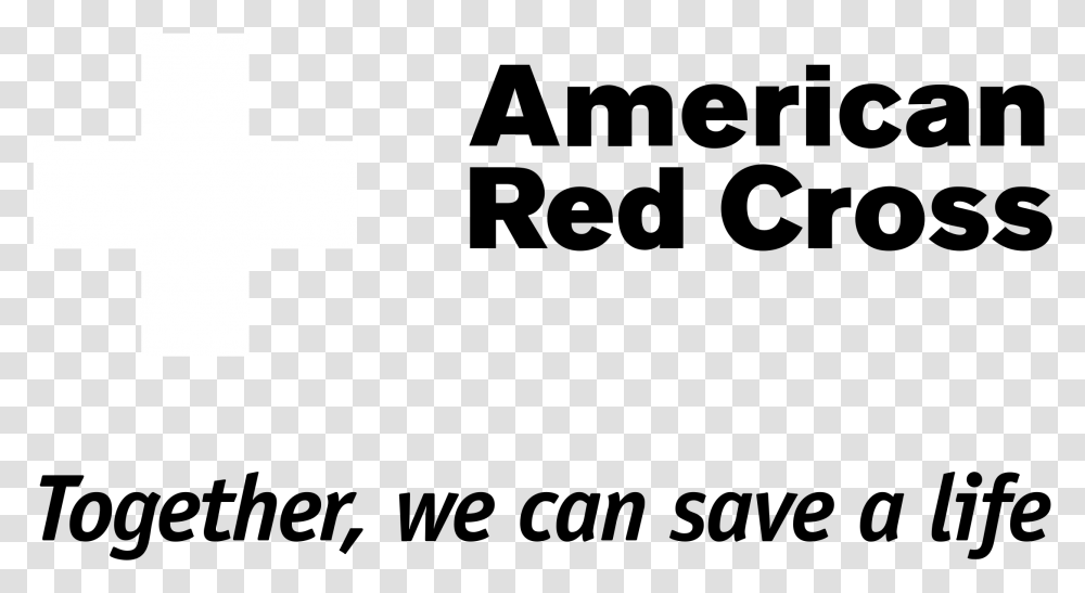 American Red Cross Logo Black And White Human Action, Trademark, Gray Transparent Png