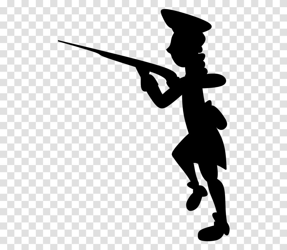 American Revolution Clipart Silhouette Revolutionary Soldier, Gray, World Of Warcraft Transparent Png