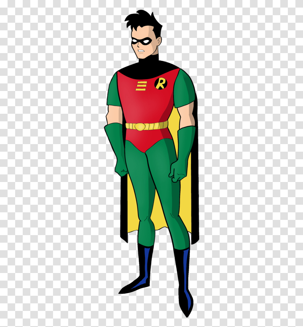 American Robin Clipart Drawn Batman Animated Series Robin, Costume, Elf, Sleeve Transparent Png