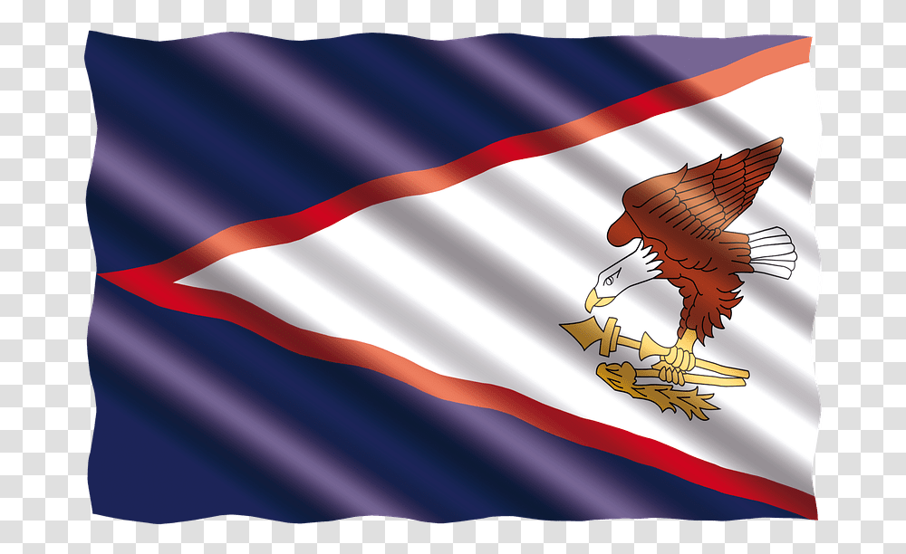 American Samoa Flag, American Flag, Bird, Animal Transparent Png