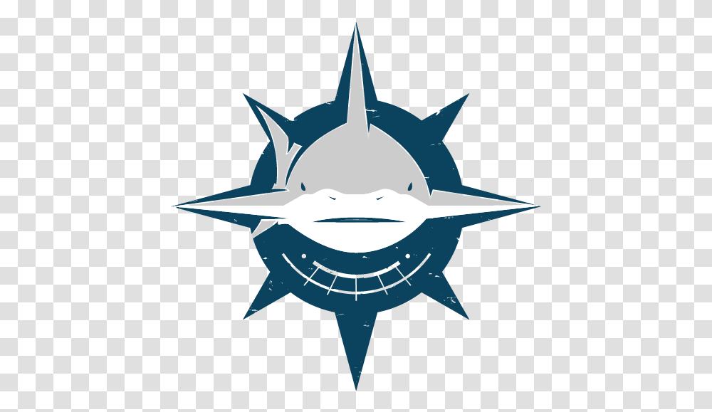 American Shark Conservancy Shark Logo, Symbol, Star Symbol, Sea Life, Fish Transparent Png