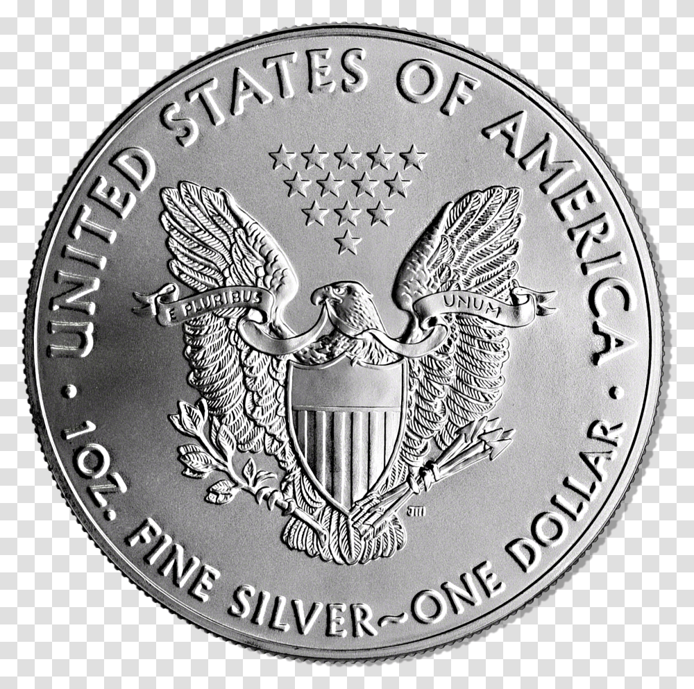 American Silver Eagle Download Emblem Transparent Png