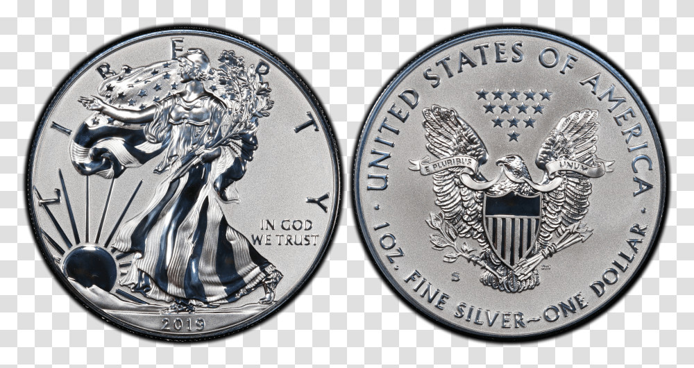 American Silver Eagle Transparent Png