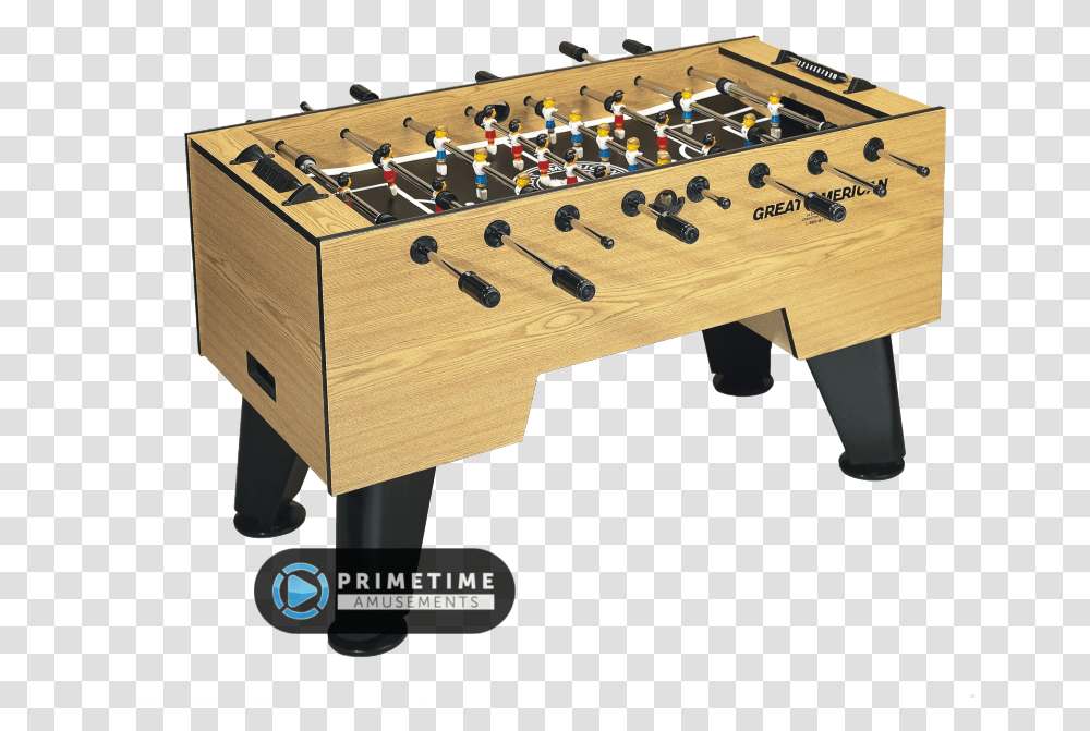 American Soccer Foosballtable Soccer Game By Great American Soccer Table, Chess, Toy, Plywood Transparent Png