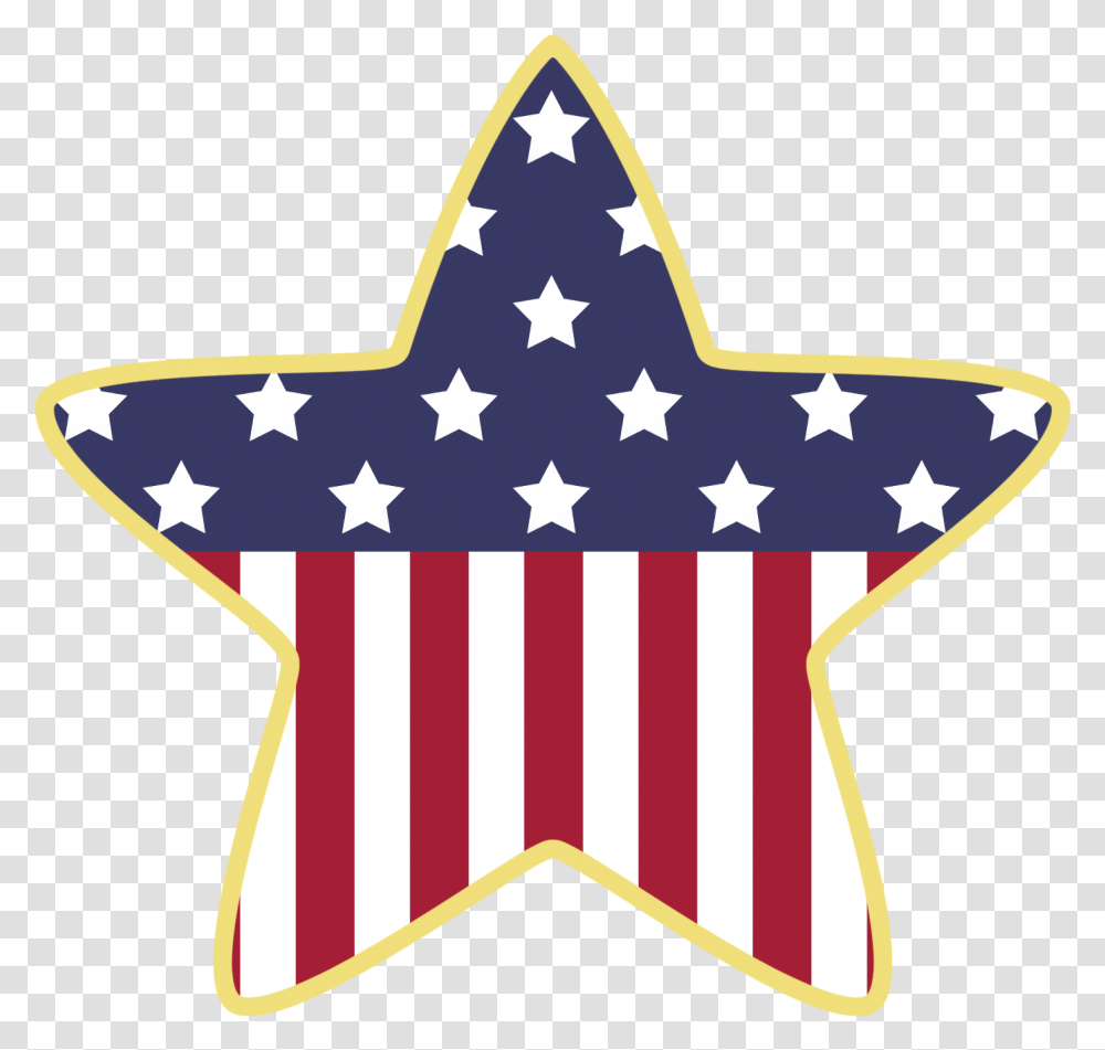 American Star Decoration Clip Art Star Patriotic, Flag, Star Symbol, Logo Transparent Png