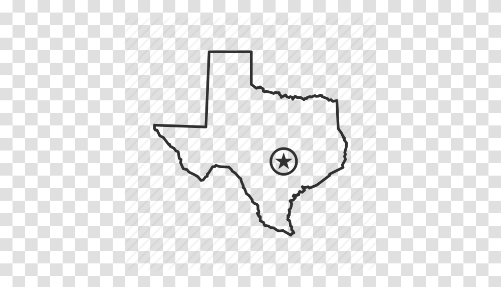 American State Austin Capital Geography Map State Texas Icon, Aircraft, Vehicle, Transportation, Airplane Transparent Png