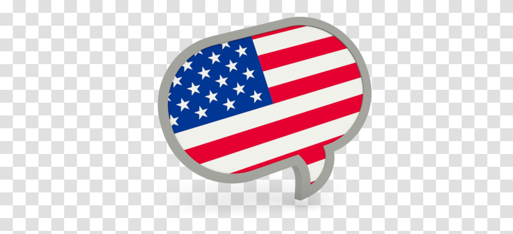 American Us Flag Save Icon Format American Flag Speech Bubble Transparent Png