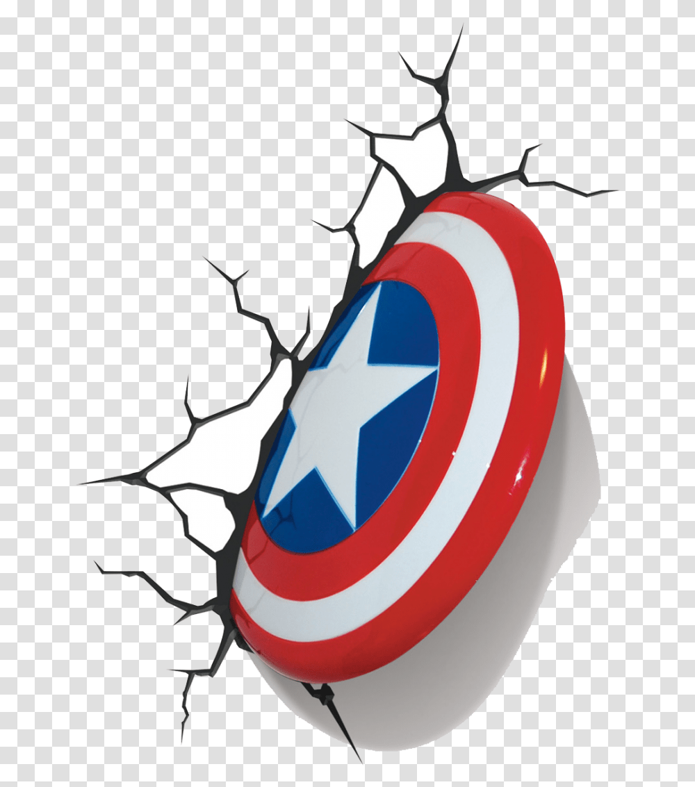 Americaquots Shield Homero Comics Light Wall Captain Clipart Captain America Logo, Armor Transparent Png