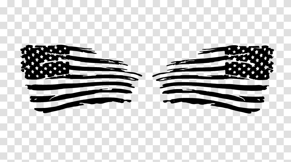 Amerusa Flag Distressed Left Ampright Side The Decal Junkie, Plant, Grass, Tree, Water Transparent Png