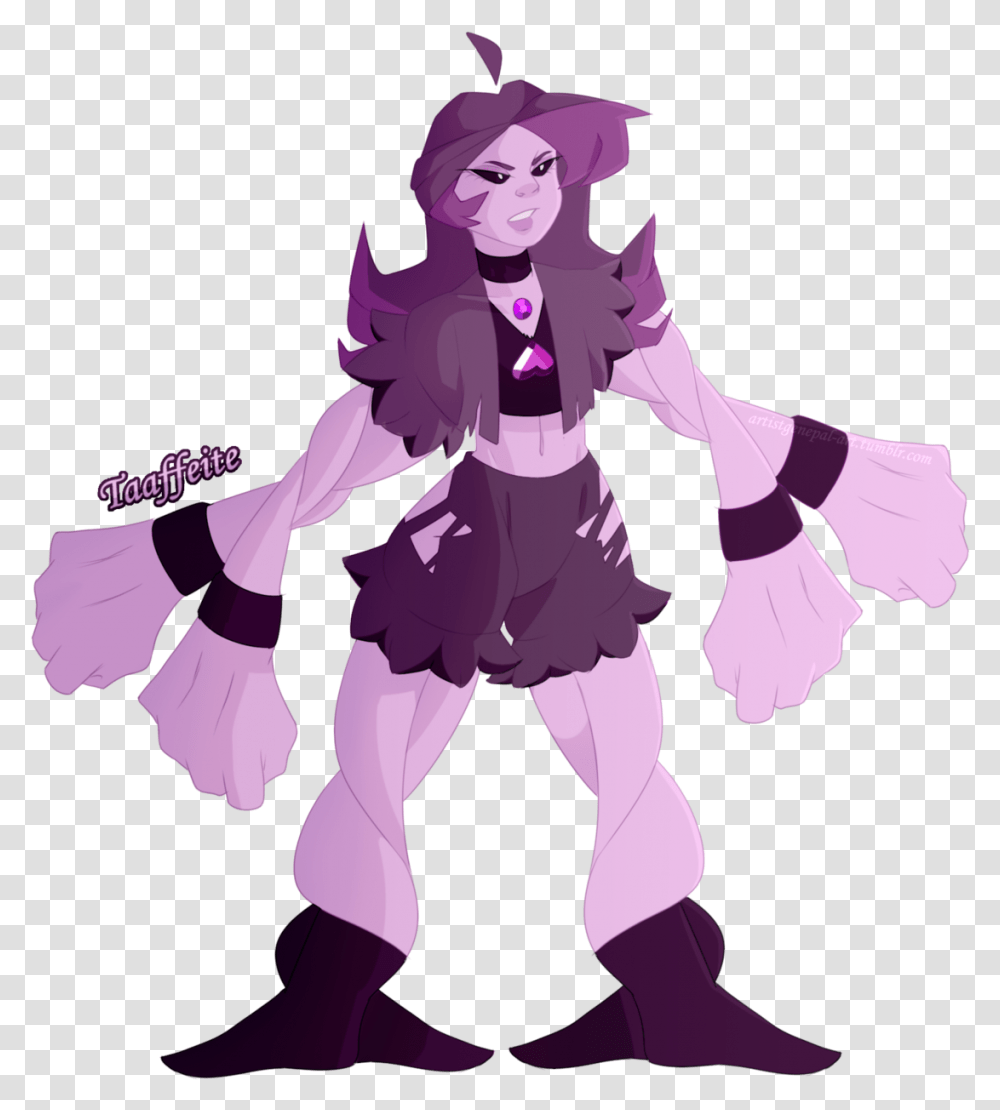 Amethyst And Spinel Fusiontaaffeite Steven Universe Fanart Fusions, Costume, Person Transparent Png