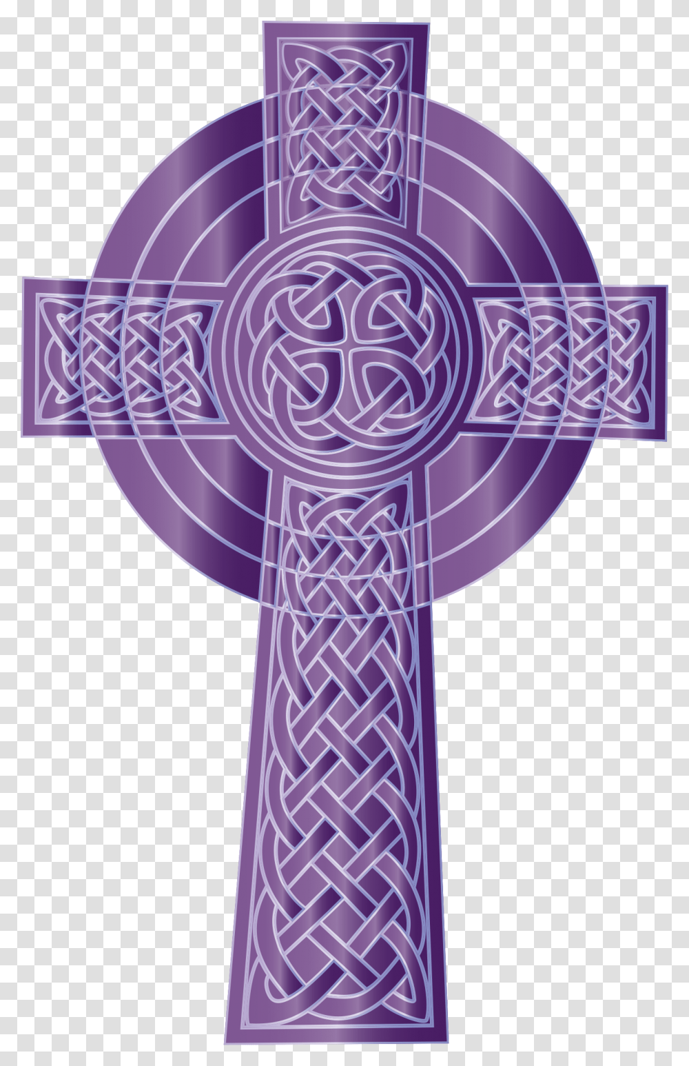 Amethyst Celtic Big Image Cross Celtic, Crucifix, Key Transparent Png