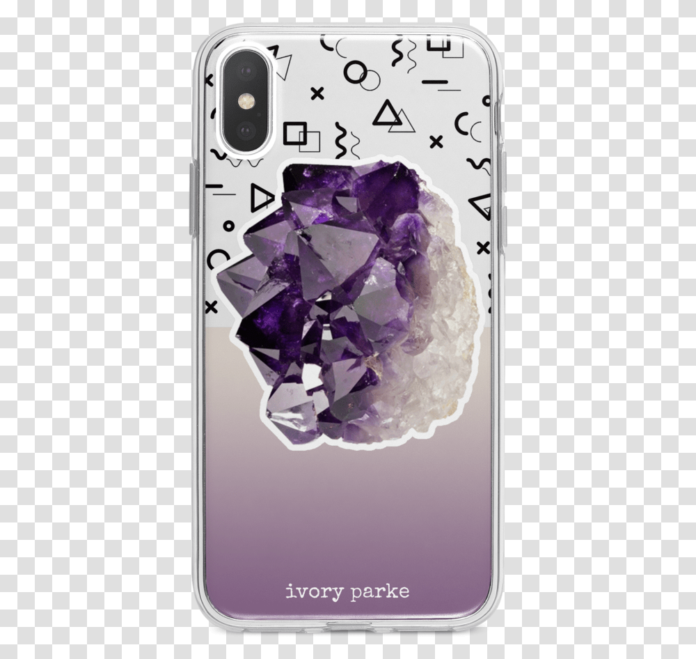 Amethyst Crystals, Mobile Phone, Electronics, Cell Phone, Gemstone Transparent Png