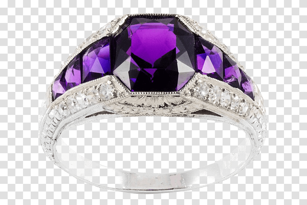 Amethyst High Quality Image Pre Engagement Ring, Jewelry, Accessories, Accessory, Ornament Transparent Png