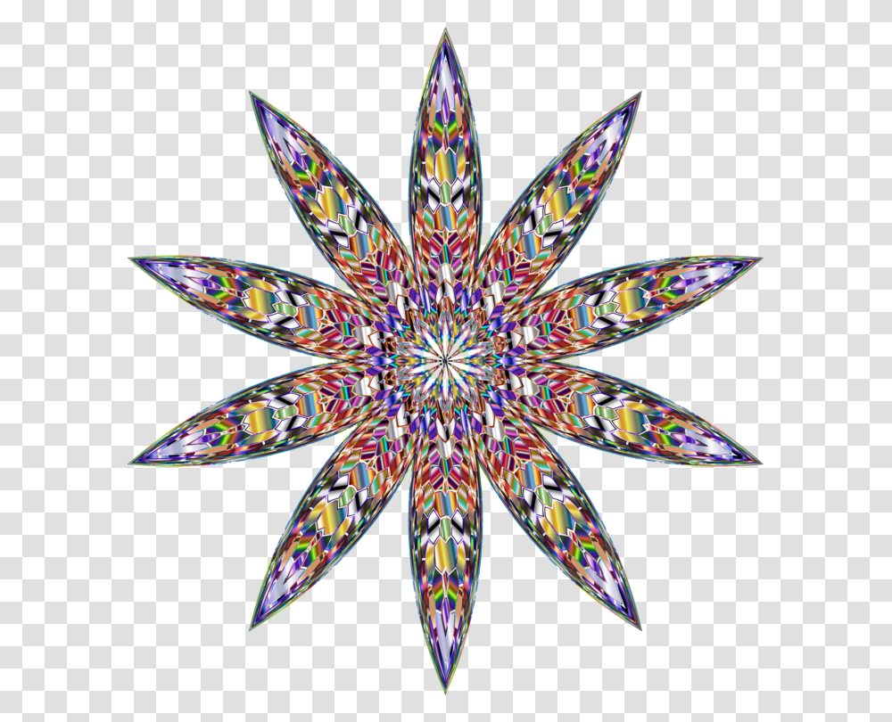 Amethyst Merkaba Star Crystal, Pattern, Floral Design Transparent Png