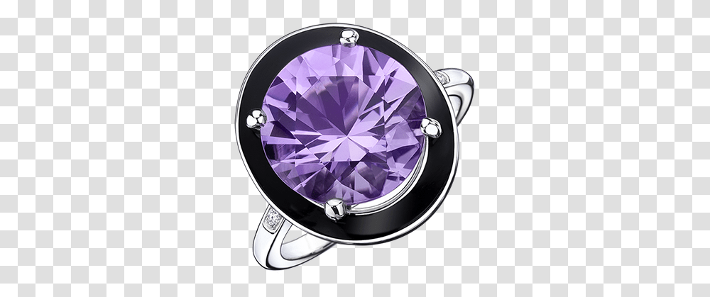 Amethyst White Diamond Engagement Ring, Accessories, Accessory, Gemstone, Jewelry Transparent Png