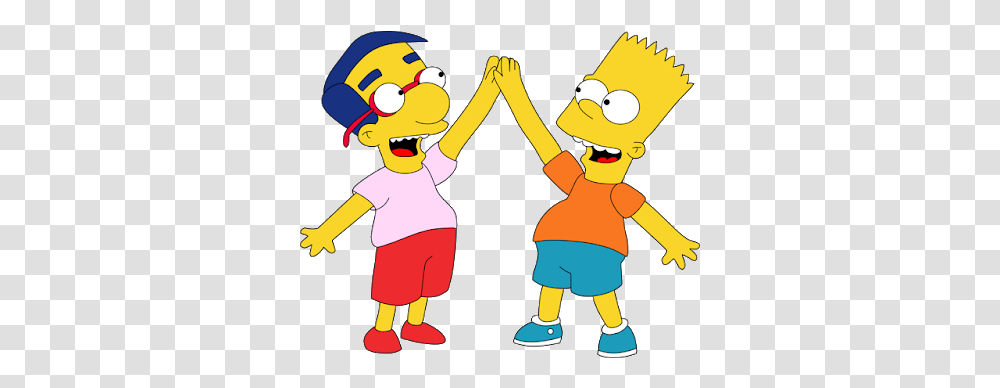 Ami De Bart Simpson Bart Simpson And Milhouse, Person, Human, People, Family Transparent Png