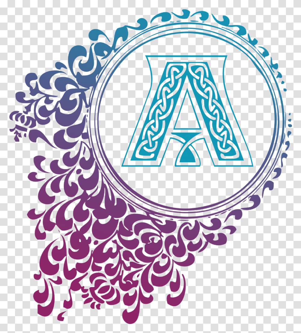 Ami Urban Logo Floral Circle Design, Trademark, Emblem Transparent Png