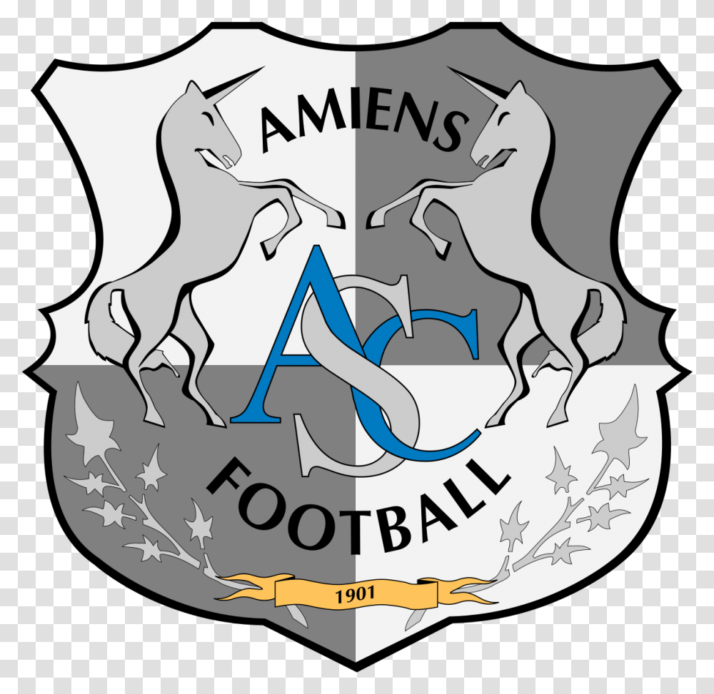 Amiens Sc Amiens Logo, Text, Label, Painting, Skin Transparent Png
