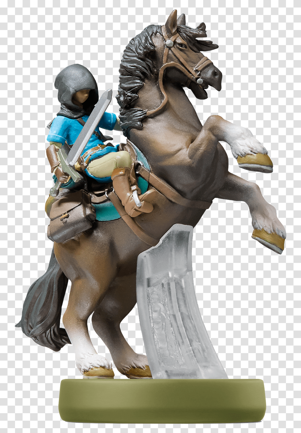Amiibo Link Breath Of The Wild, Figurine, Sweets, Food, Horse Transparent Png