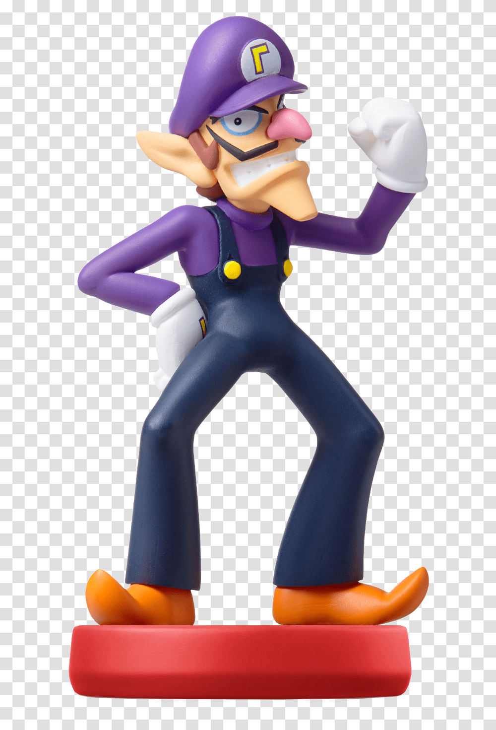 Amiibo Super Mario Waluigi, Toy, Figurine Transparent Png