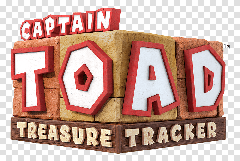 Amiibo Wiki Captain Toad Treasure Tracker Logo, Brick, Word Transparent Png