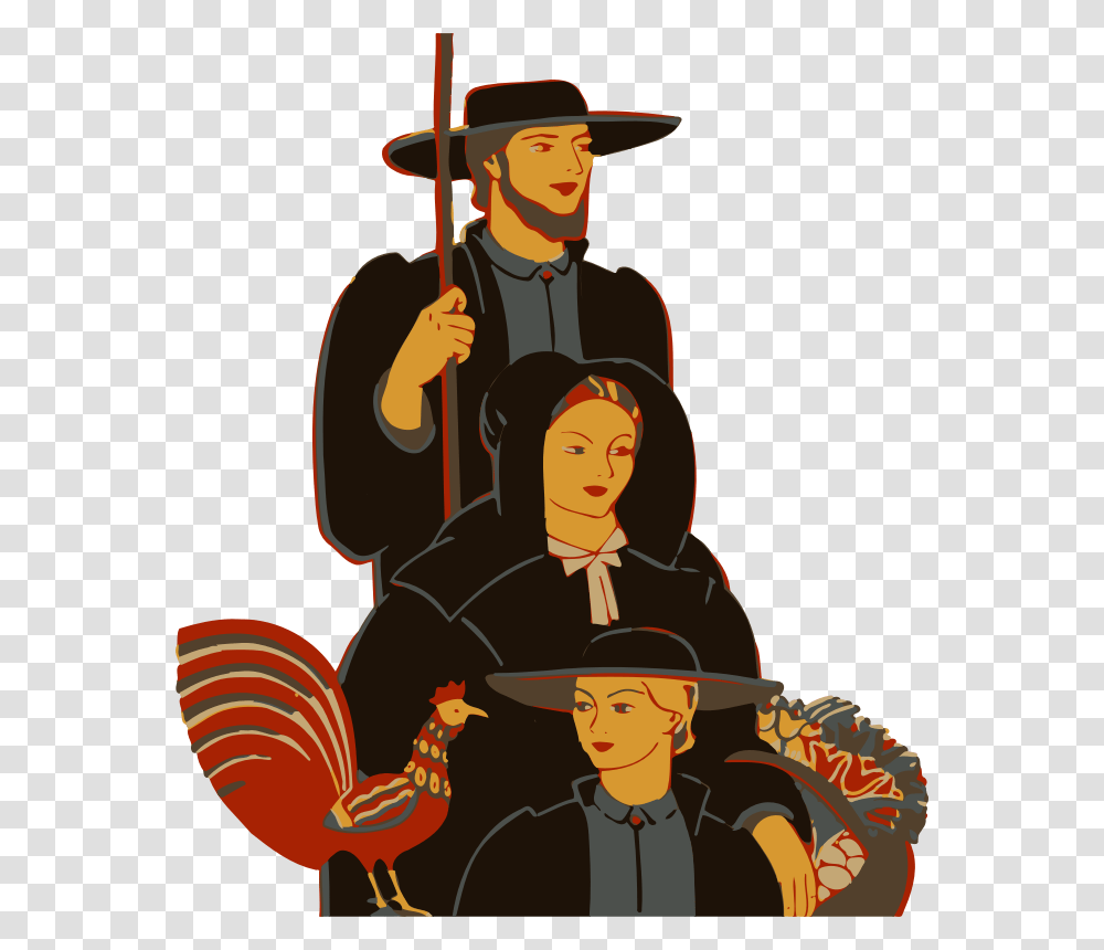 Amish Amish People Clipart, Hat, Person, Bird Transparent Png