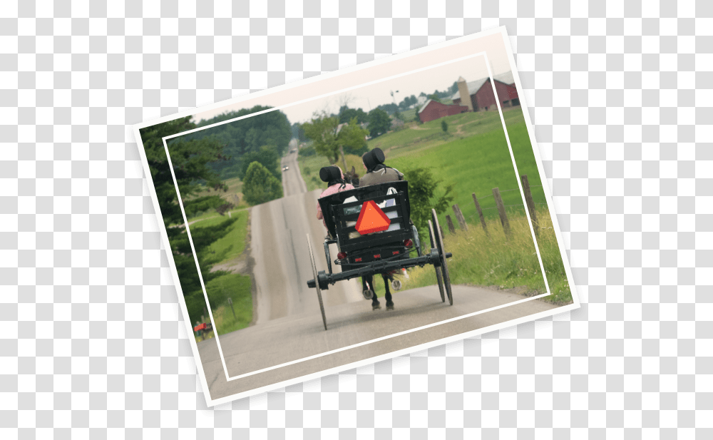 Amish Cart Photo Carriage, Chair, Furniture, Helicopter, Vehicle Transparent Png